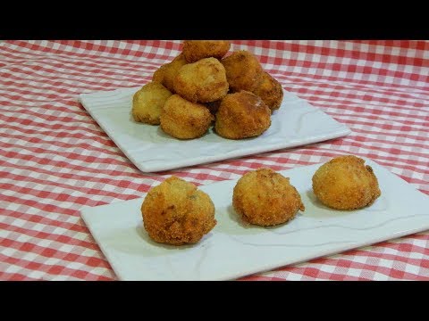 Cómo hacer croquetas de pollo asado muy cremosas  (Cocina Aprovechamiento)