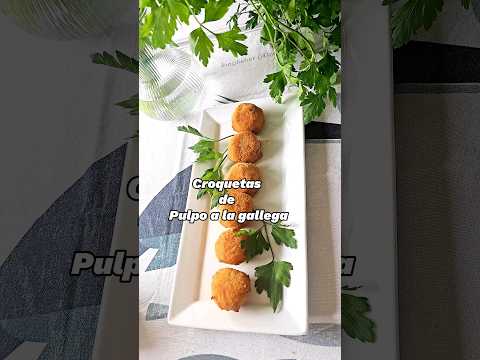 Croquetas de pulpo a la gallega y trucos para que estén perfectas