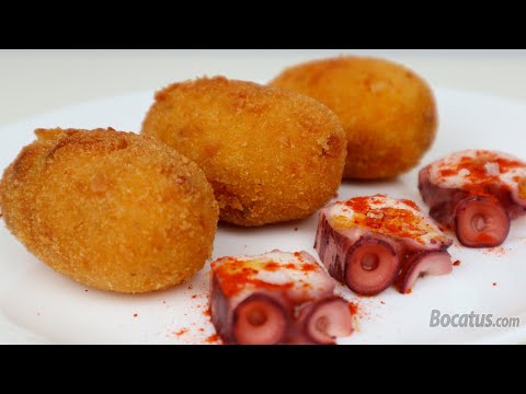 CROQUETAS de Pulpo a la Gallega