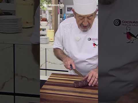 El truco de Karlos Arguiñano para freír la morcilla y que no se deshaga 👌​
