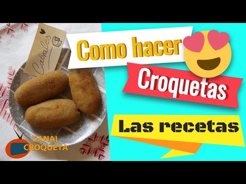 👉 Como hacer croquetas, 👩🏻‍🍳¡Paso a paso! Recetas