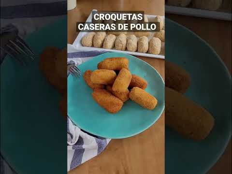 💥 CROQUETAS CASERAS DE POLLO CREMOSAS