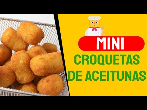 🧑‍🍳 Mini Croquetas de ACEITUNAS 😀👩‍🍳