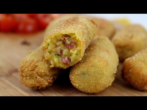 🥒🥕CROQUETAS CASERAS DE VERDURAS Y JAMÓN🥕🥒