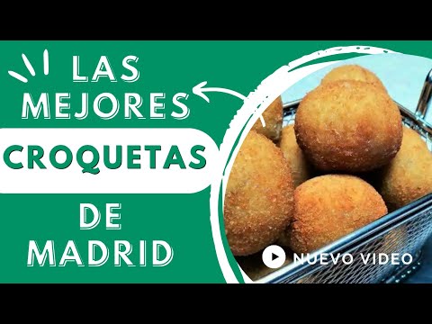 Descubre DÓNDE puedes comer las mejores CROQUETAS de MADRID