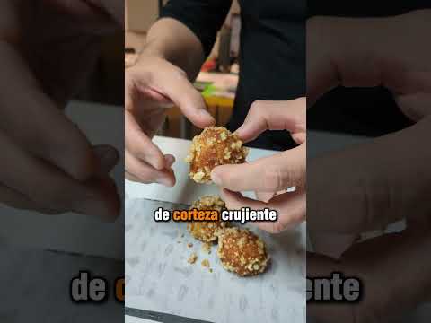 Este cocinero de Soria ha inventado las croquetas de torrezno. Y nos las enseña. #shorts
