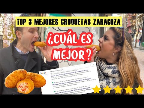 Las 3 mejores CROQUETAS de Zaragoza ||SIBARITAS ZARAGOZA || Blog del DOMINGO || Gastronomía España